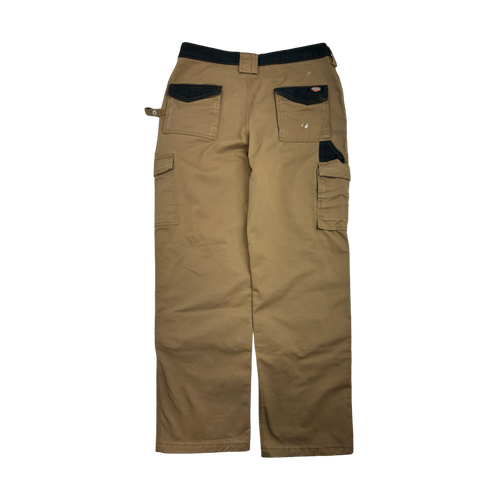 (34) Dickies Work Wear Cargo Pants Beige | Vintage Clothing Store Canada