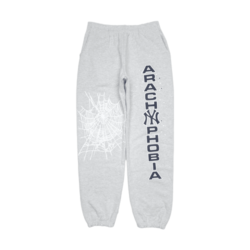 Sp5der Arach NY Phobia Sweatpants Ash Grey | Vintage Clothing Store Canada