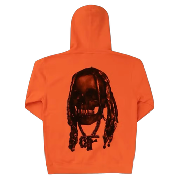 Revenge Lil Durk Bones Hoodie Orange
