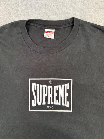 Supreme Warm Up Tee Black (USED)