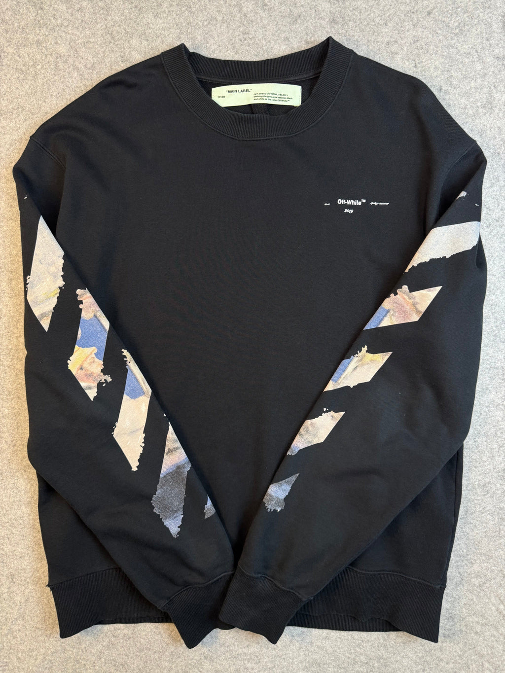 Off-White Main Label Sweater Black (USED)