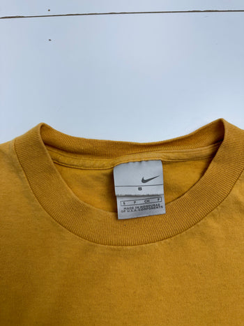 Vintage 2000s Nike Go Like H*ll Tee Yellow