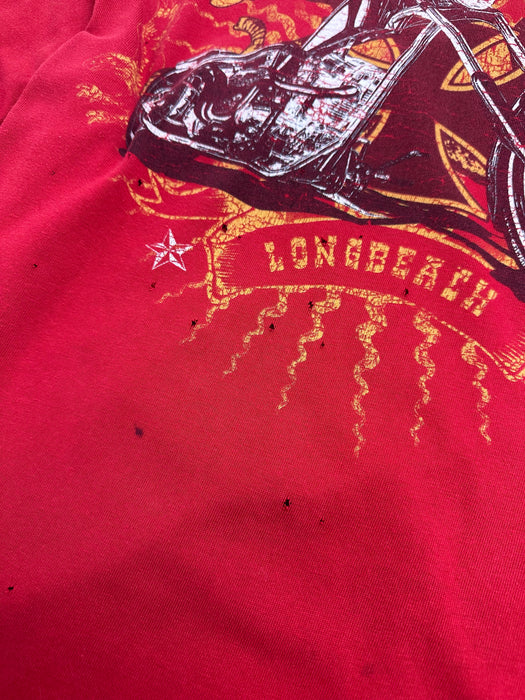Vintage West Coast Choppers Jesse Who Biker L/S Tee Red | Vitnage Clothing Store Canada