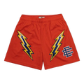 Eric Emanuel EE Basic Lightning Bolt Shorts Orange/Royal/Yellow