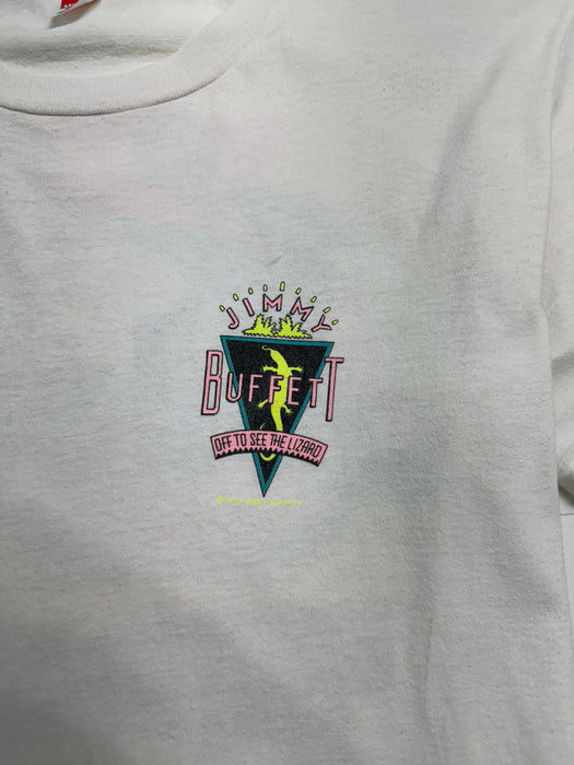 (M) Vintage 90s Jimmy Buffet Tee White | Vitnage Clothing Store Canada