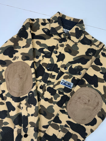 BAPE 1st Camo Button Down Shirt (USED)
