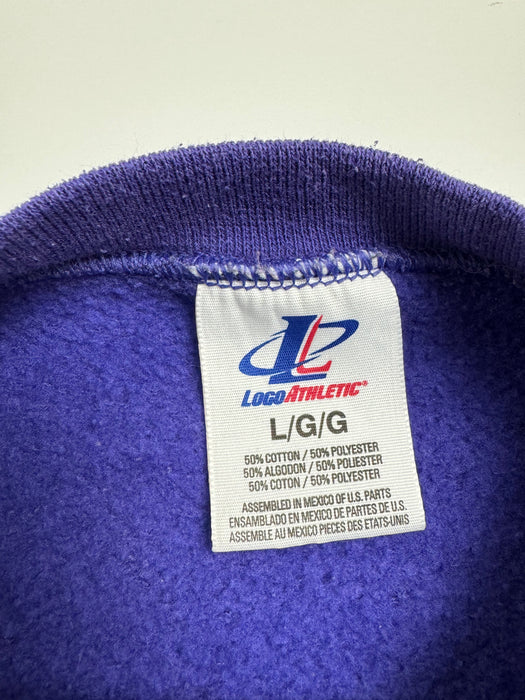 (L) Vintage Minnesota Vikings Sweatshirt Purple | Vitnage Clothing Store Canada