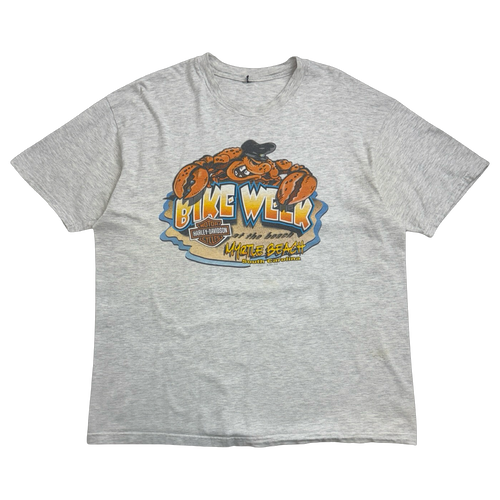 Vintage 2001 Harley Davidson Myrtle Beach Tee Grey | Vintage Clothing Store Canada