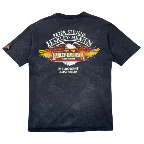 Vintage Harley Davidson Gasoline Tee Black | Vintage Clothing Store Canada