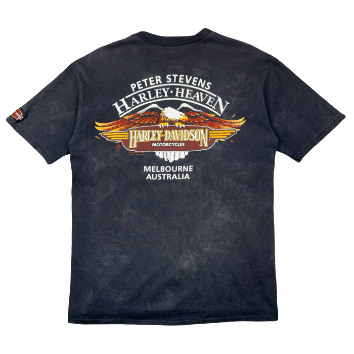 Vintage Harley Davidson Gasoline Tee Black | Vitnage Clothing Store Canada