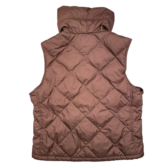 Women’s Burberry Puffer Vest Brown (USED) | Vitnage Clothing Store Canada