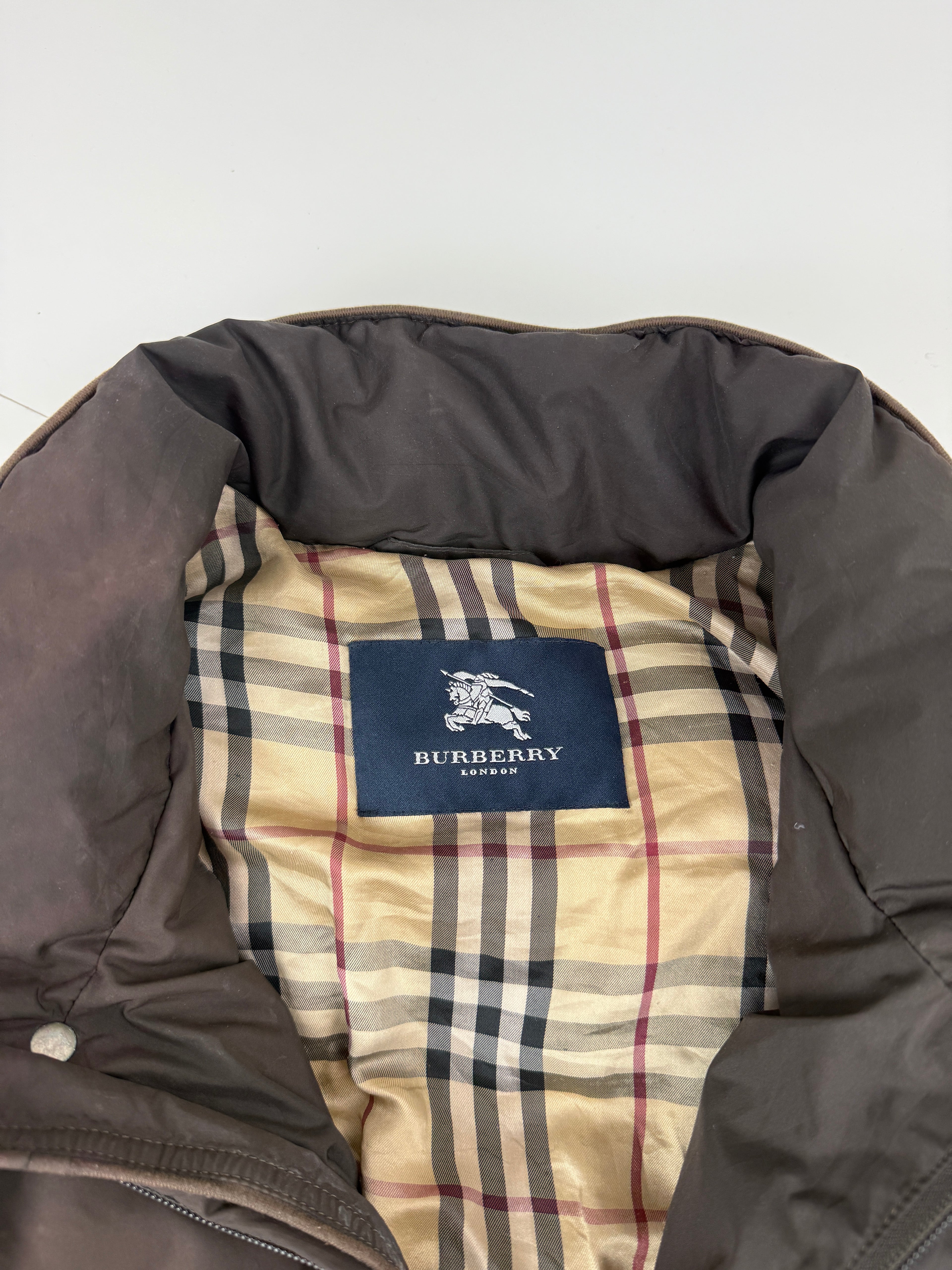 Burberry Puffer Coat Brown