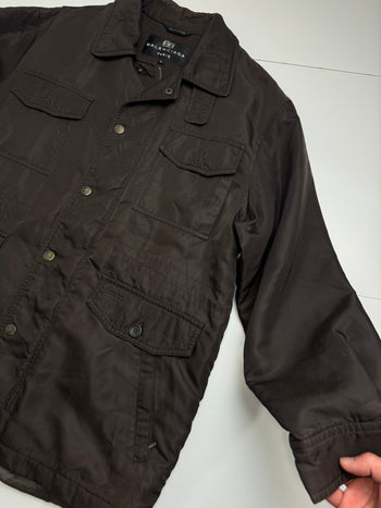 Vintage Balenciaga Paris Nylon Chore Jacket Brown