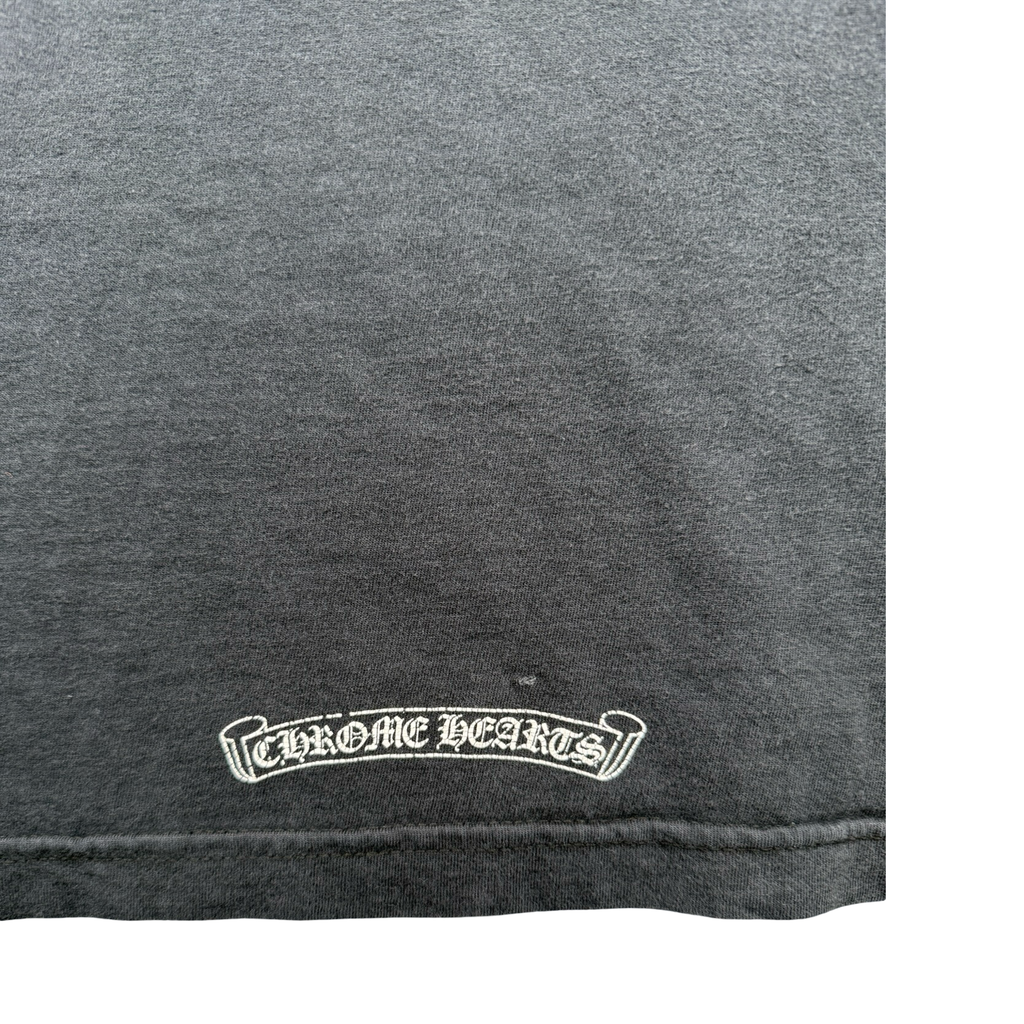 Chrome Hearts T Bar Logo Pocket Tee Black