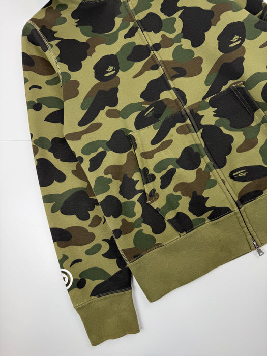 BAPE 1st Camo Shark Windstopper Full Zip Up Hoodie (USED) | Vitnage Clothing Store Canada
