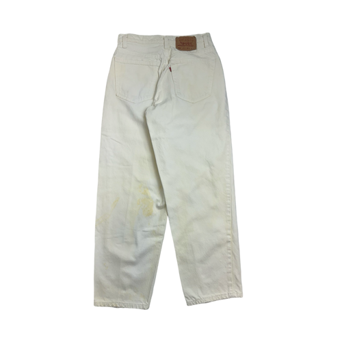 (30) Vintage Levis 535 Denim Pants White | Vintage Clothing Store Canada