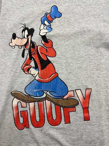 (S) Vintage Goofy Tee Light Grey