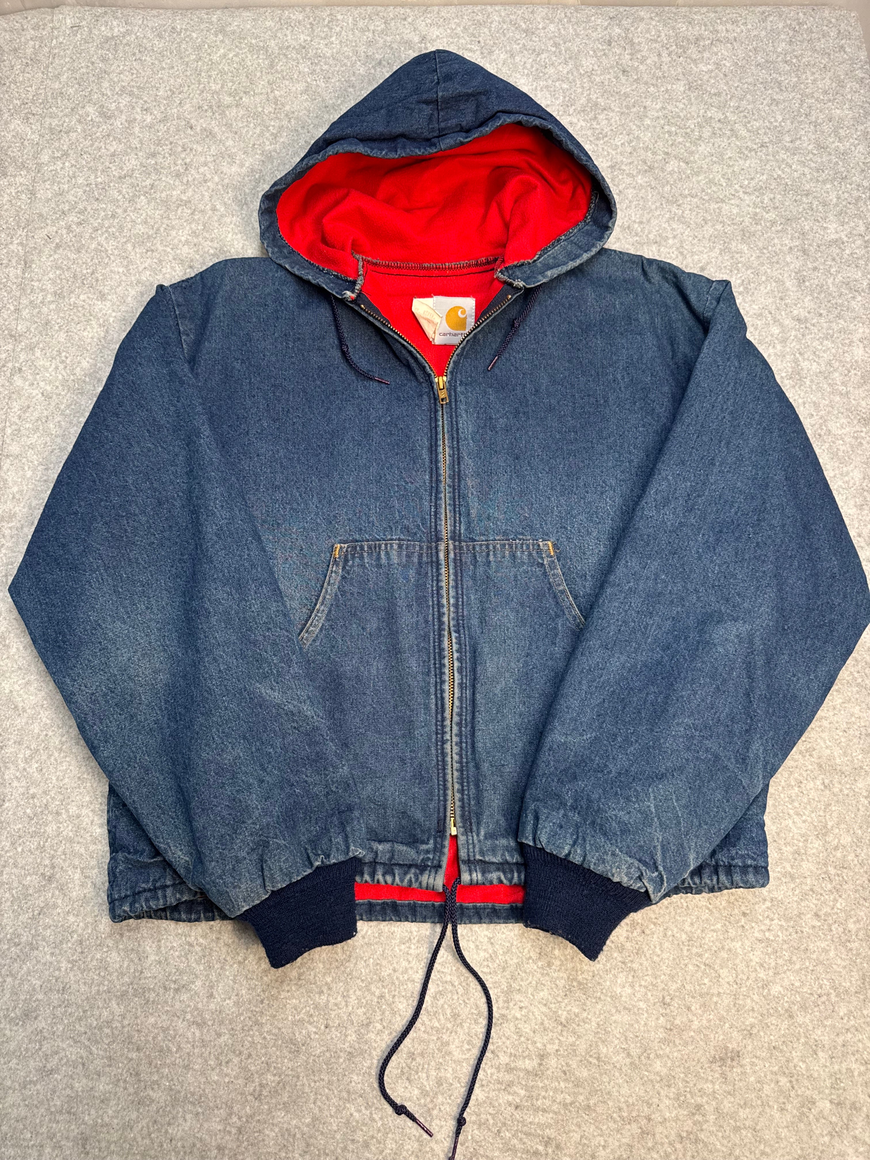 Vintage 1980’s Denim Carhartt Active Lined Jacket