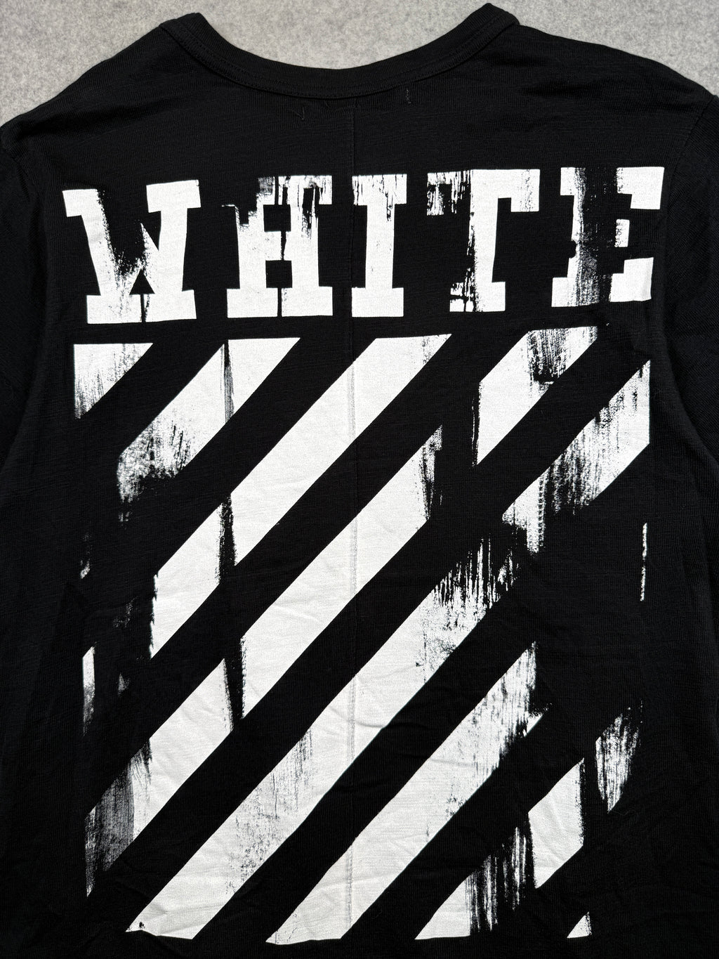 OFF-WHITE Caravaggio Painted Tee Black (USED)