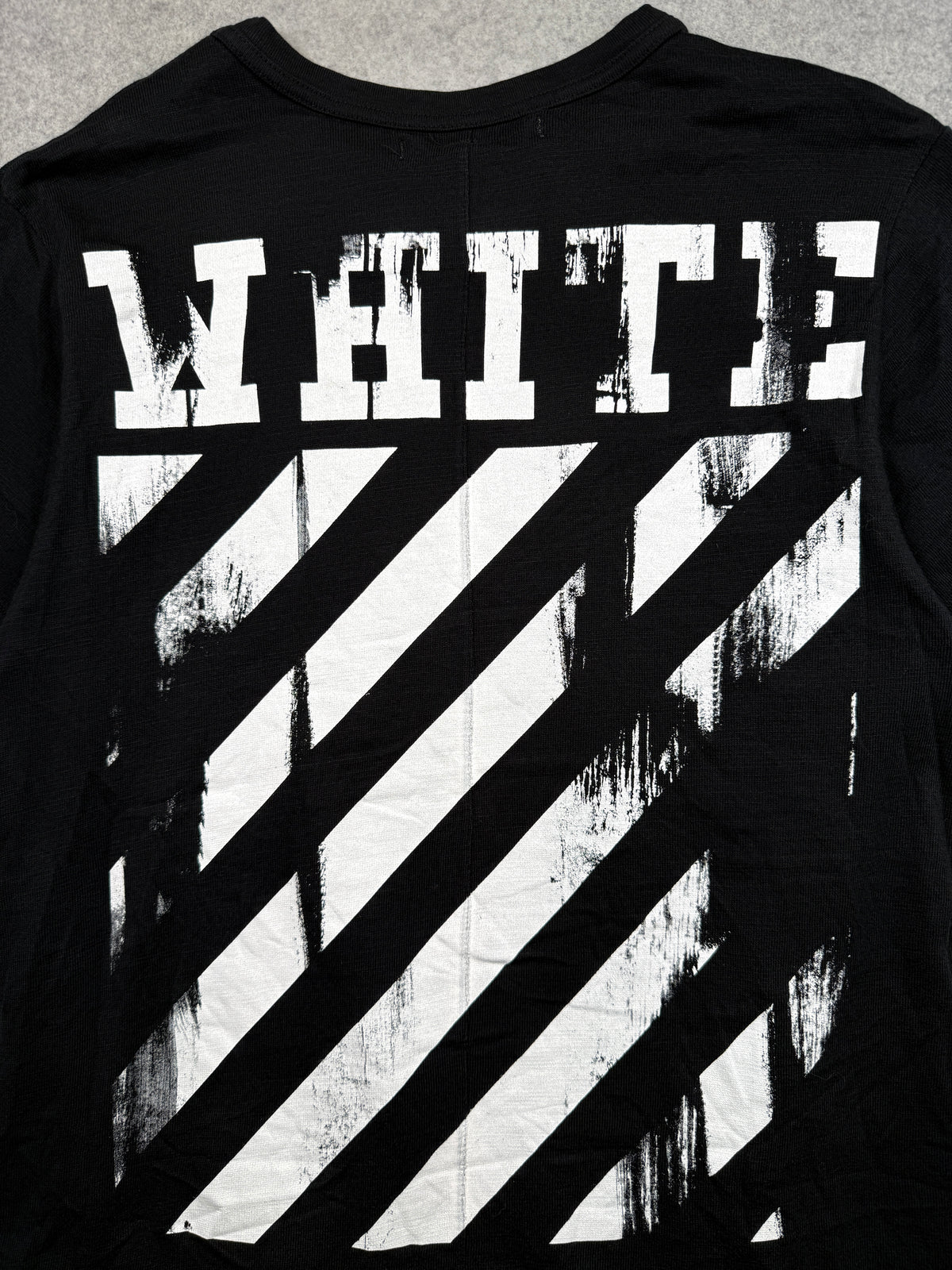 OFF-WHITE Caravaggio Painted Tee Black (USED)