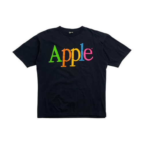 (XL) Vintage 90s Apple Promo Tee Black | Vintage Clothing Store Canada