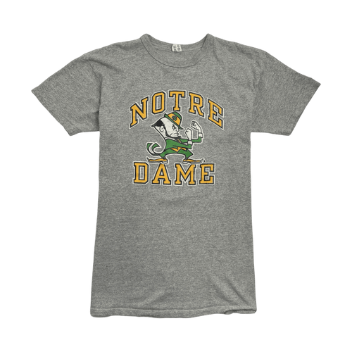 (L) Vintage 90s Champion Notre Dame Tee Grey | Vintage Clothing Store Canada