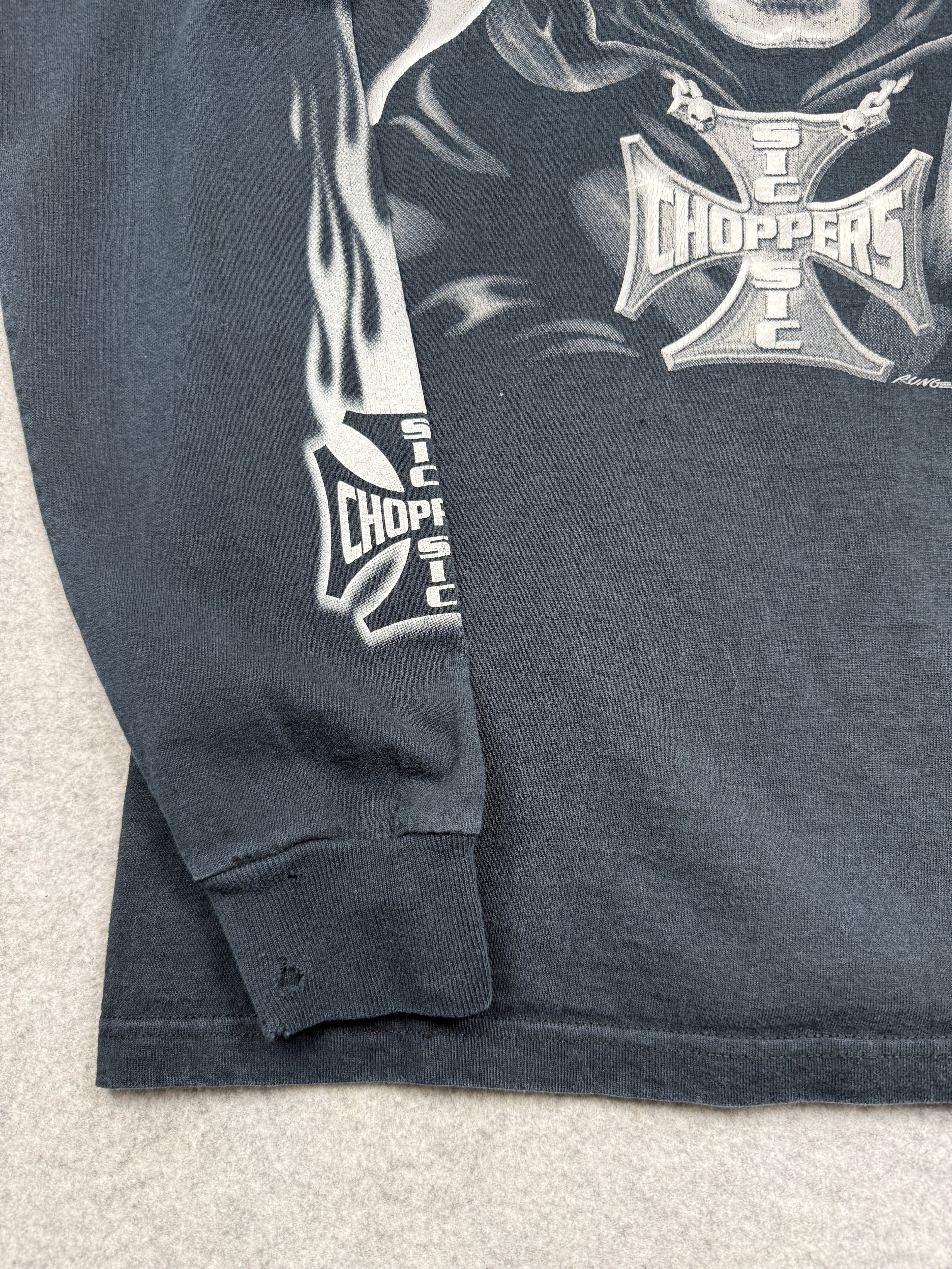 Vintage Sic Choppers Reaper L/S Tee Black