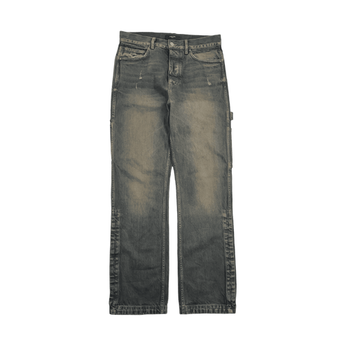 (31) Amiri Indigo Stack Workman Jeans (USED) | Vintage Clothing Store Canada