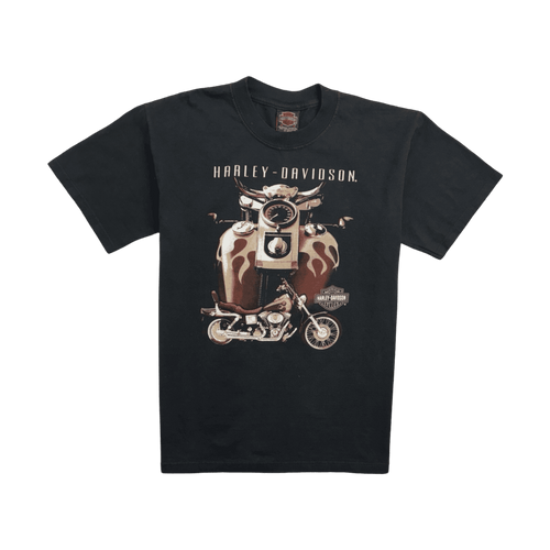 (M) Vintage '00 Harley Davidson Heritage Tee Black | Vintage Clothing Store Canada