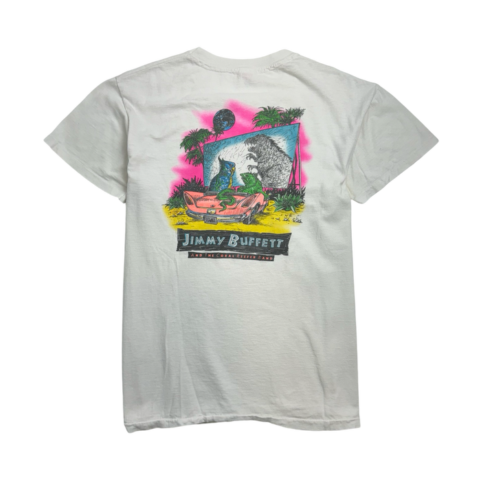 (M) Vintage 90s Jimmy Buffet Tee White | Vitnage Clothing Store Canada