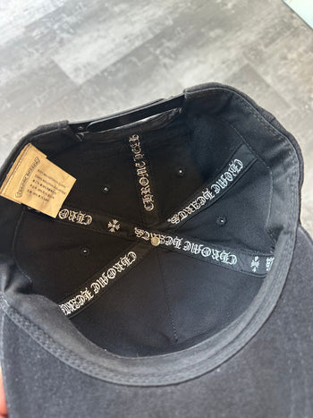 Chrome Hearts Cross Snapback Hat Black