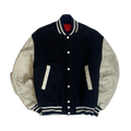90s BAPE A Bathing Ape University Jacket Navy