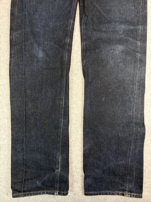 Evisu Lot 2000 No. 3 Purple Daicock Denim Pants | Vitnage Clothing Store Canada
