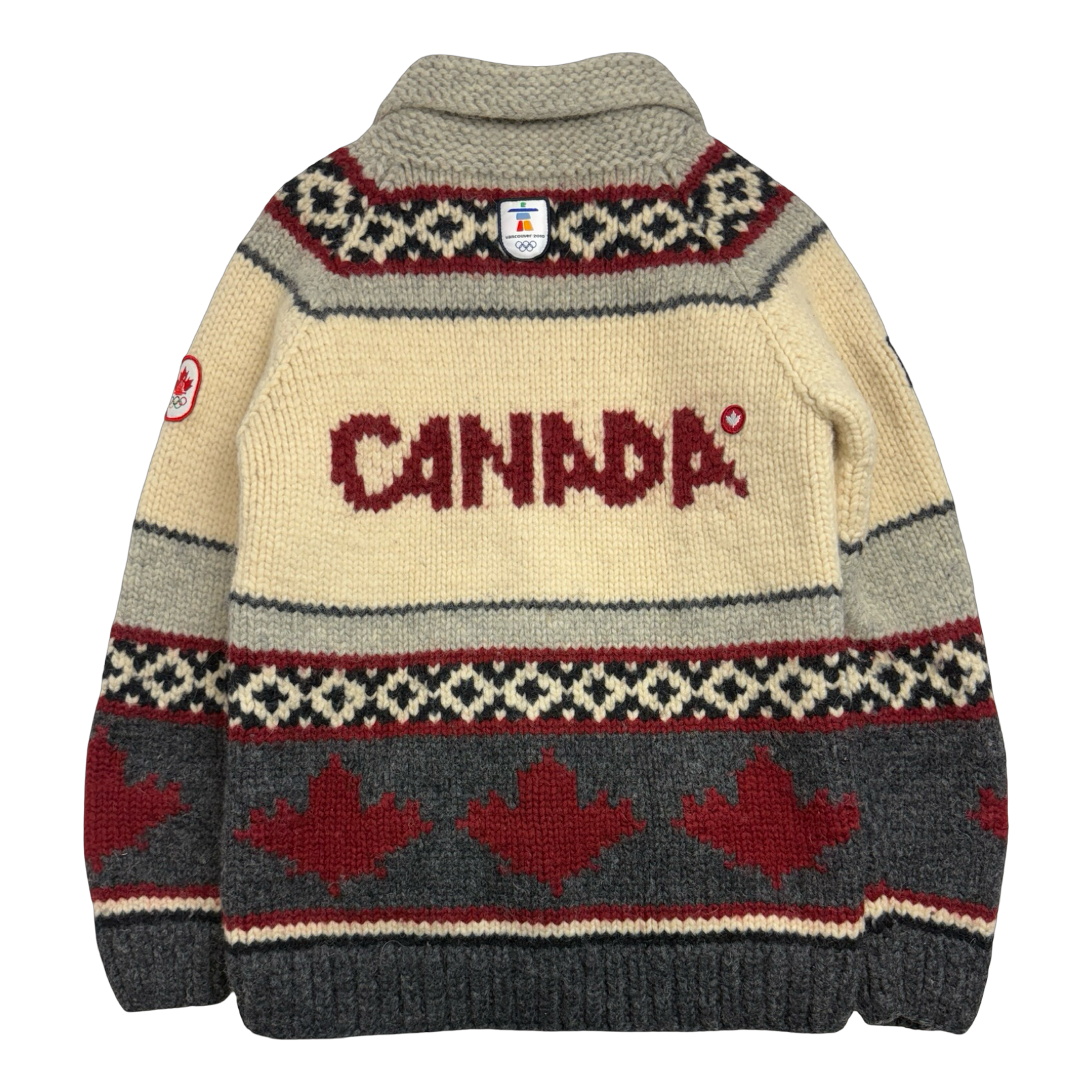 Hudson's Bay Co Vancouver Olympics Knitted Zip Up Sweater