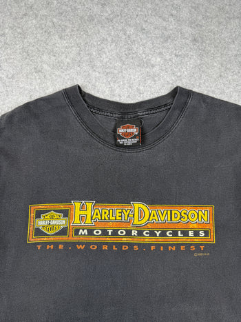 Vintage Harley Davidson Clare's Niagara Falls Tee Black
