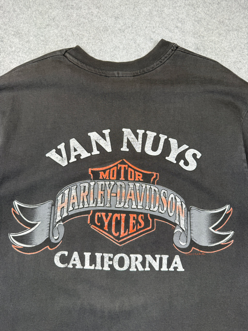 Vintage Harley Davidson National MDA Poker Run Tee Black