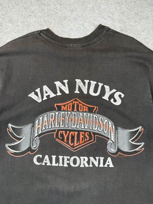 Vintage Harley Davidson National MDA Poker Run Tee Black | Vitnage Clothing Store Canada