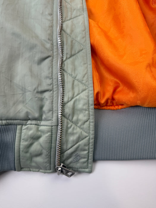 Stussy Dyed Nylon Bomber Jacket Stone (USED) | Vitnage Clothing Store Canada