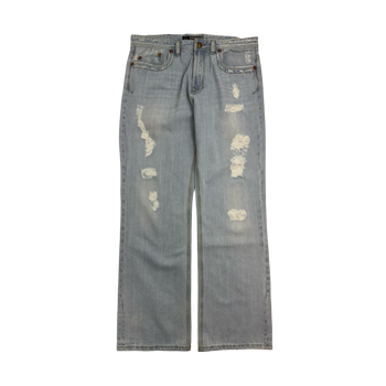 Vintage Y2k Xray Denim Pants Light Washed