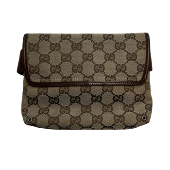Gucci GG Canvas Jackie Belt Bag Brown