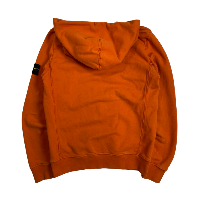 Stone Island Pullover Hoodie Orange (USED) | Vitnage Clothing Store Canada