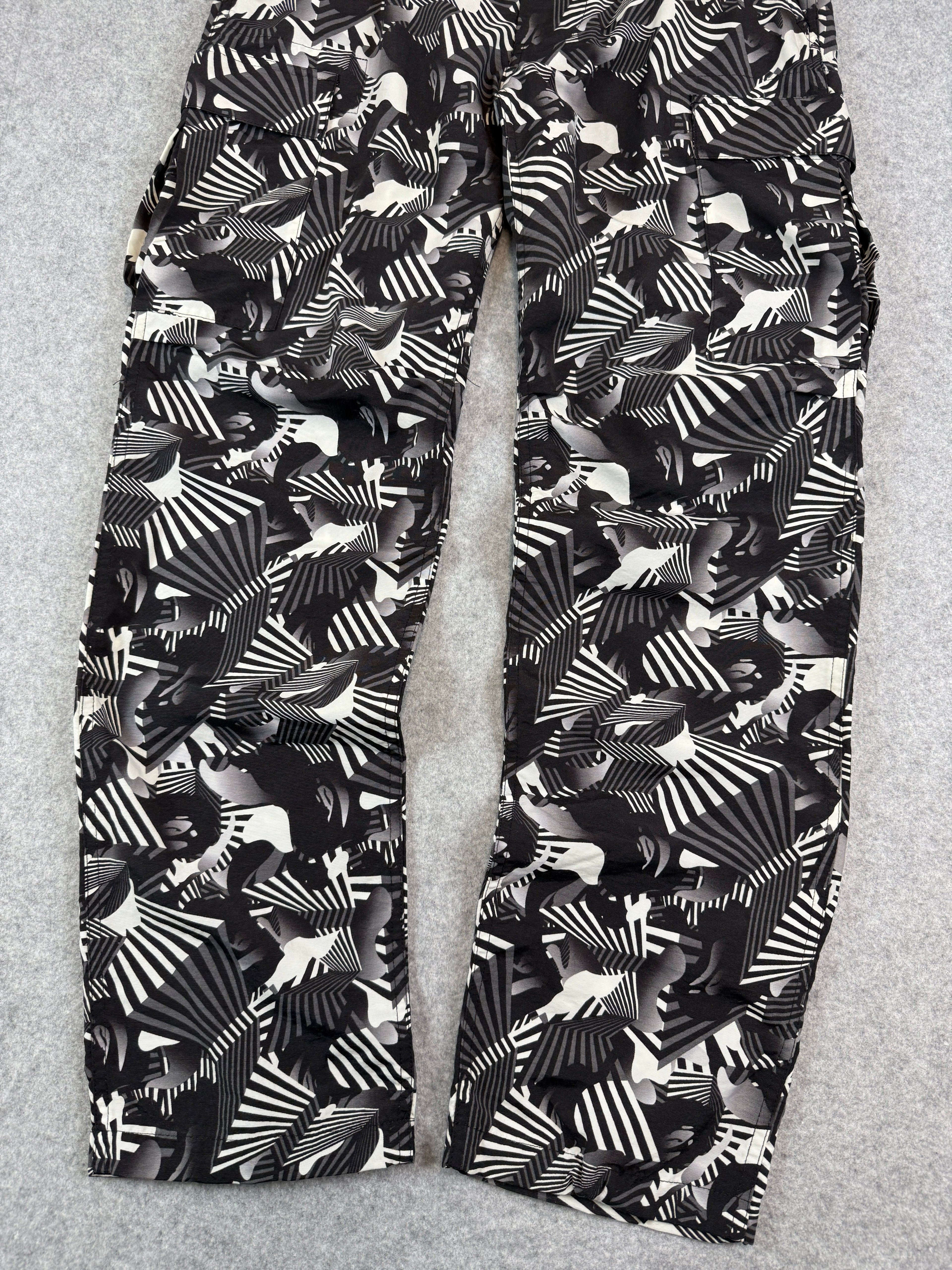 BAPE Dazzle Camo Pants Black/Grey (USED)