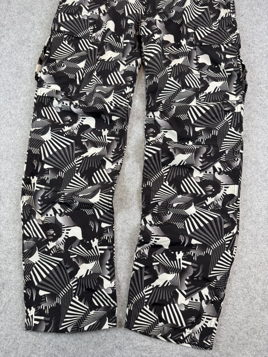 BAPE Dazzle Camo Pants Black/Grey (USED) | Vitnage Clothing Store Canada