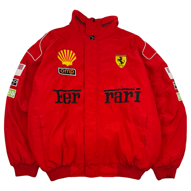 Vintage Ferrari Racing Jacket Red