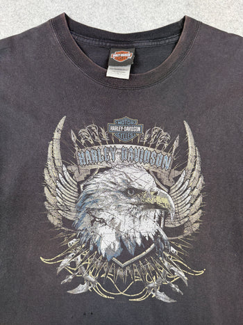 Vintage Harley Davidson Kamloops Animals Tee Black