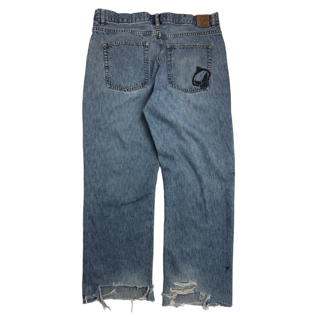 Blind Distressed Paint Splatter Denim Pants