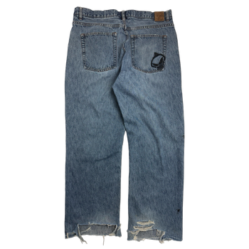 Blind Distressed Paint Splatter Denim Pants