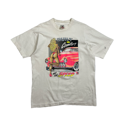 Vintage Built for Comfort Not for Speed Car Tee White | Vintage Clothing Store Canada