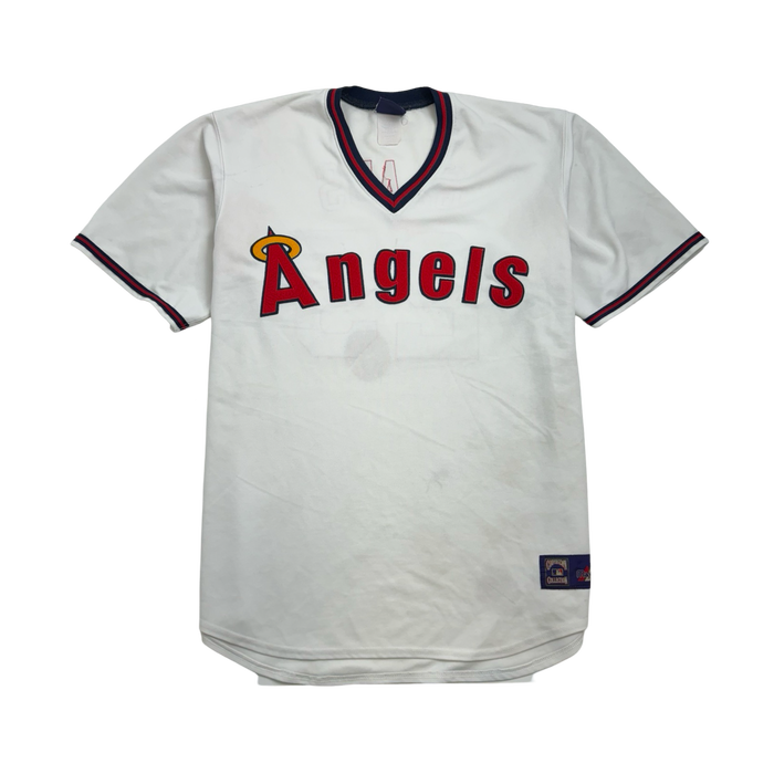 (XXL) Vintage MLB Los Angeles Angels Jersey White | Vitnage Clothing Store Canada