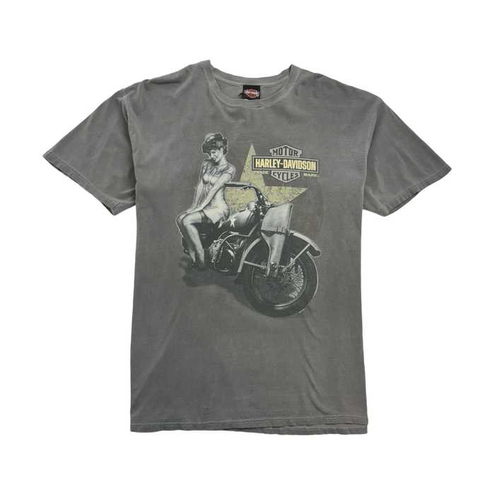 Vintage '11 Blues City Harley Davidson Faded Tee | Vitnage Clothing Store Canada